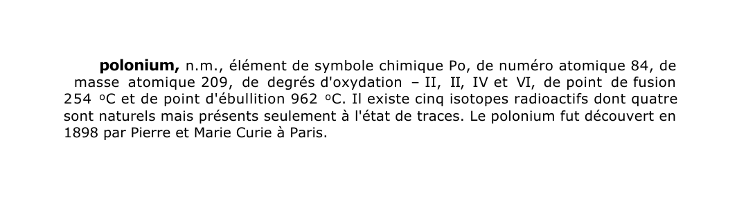 Prévisualisation du document polonium, n.