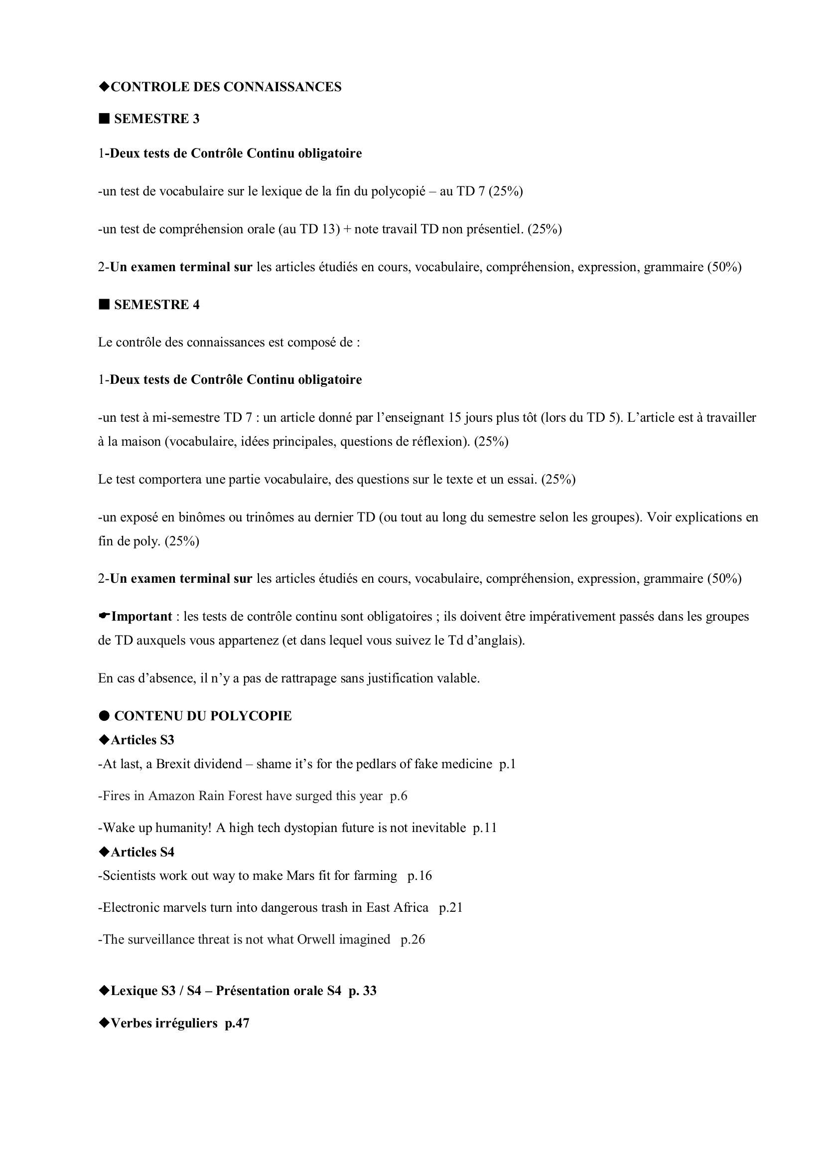 Prévisualisation du document Poly complet L2 2019-2020.pdf anglais