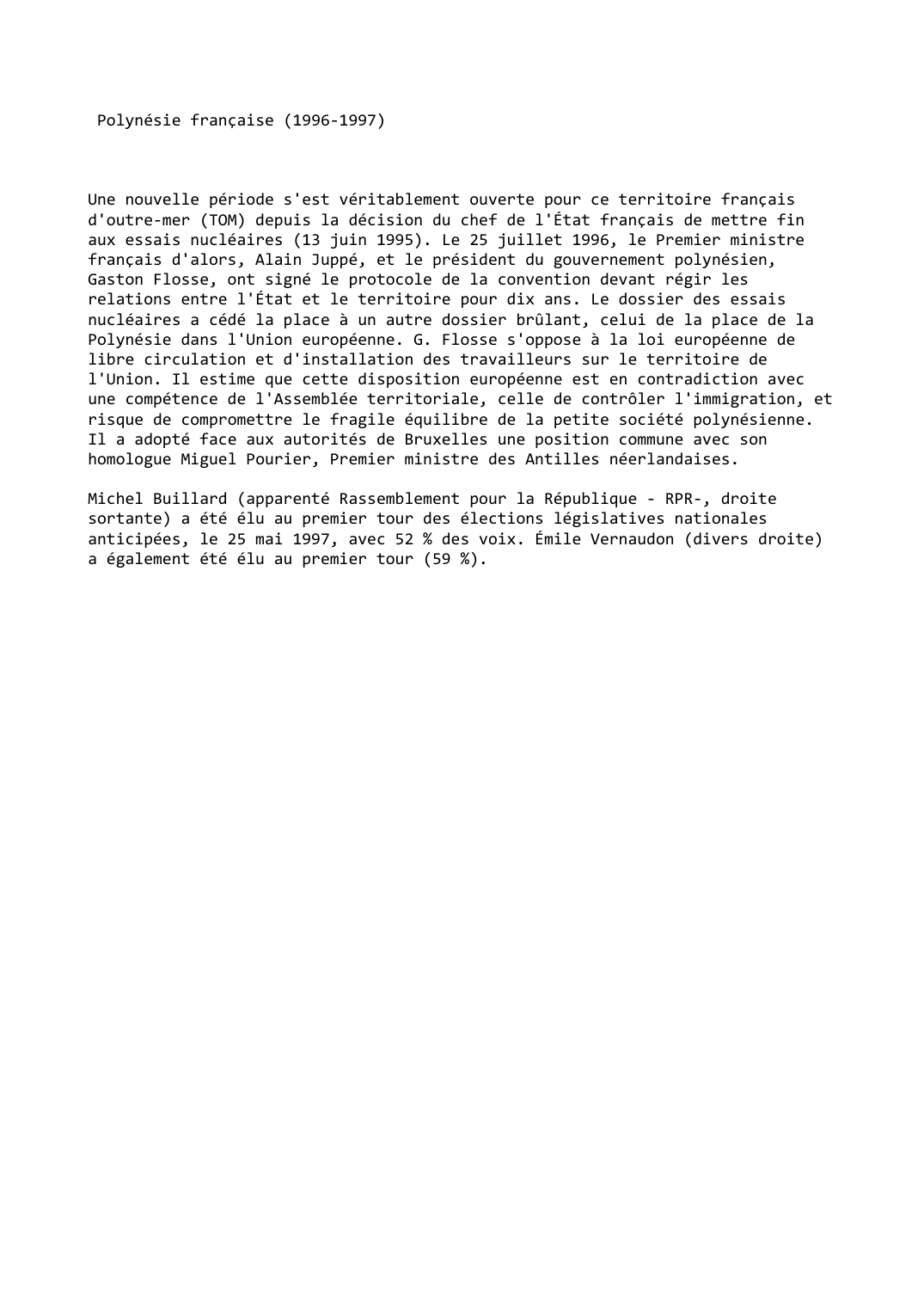 Prévisualisation du document Polynésie française (1996-1997)