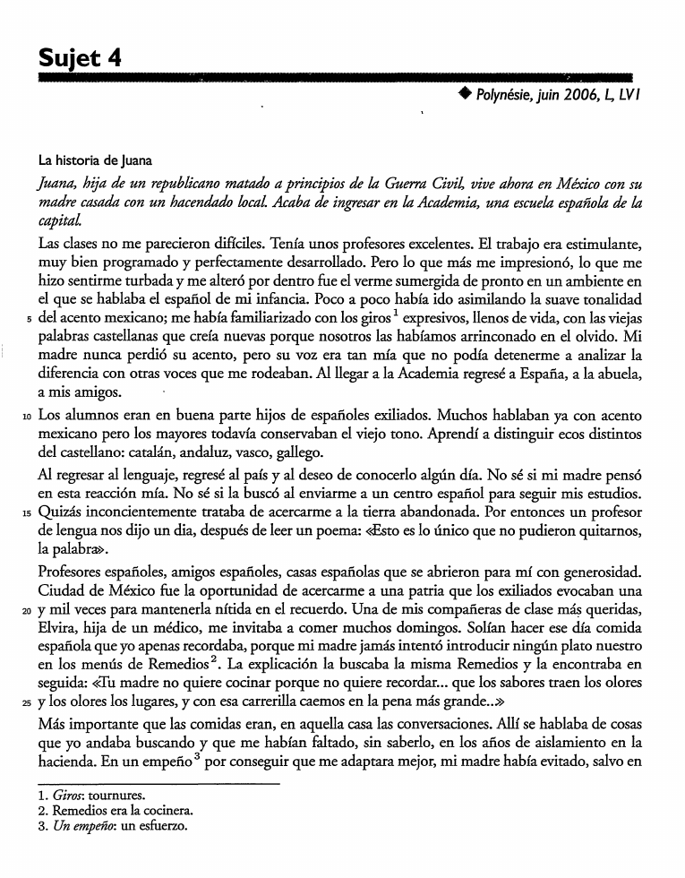 Prévisualisation du document Polynésie, juin 2006, L, LV1: Josefina R. Aldecoa, Mujeres de negro, 1993.