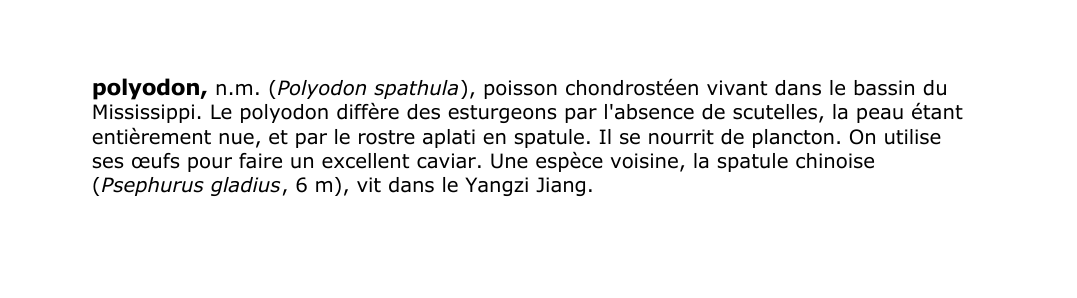 Prévisualisation du document polyodon, n.