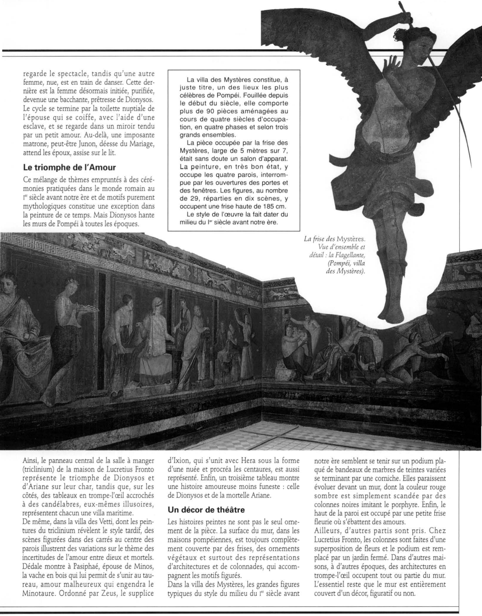 Prévisualisation du document Pompéi : LA VILLA DES MYSTÈRES