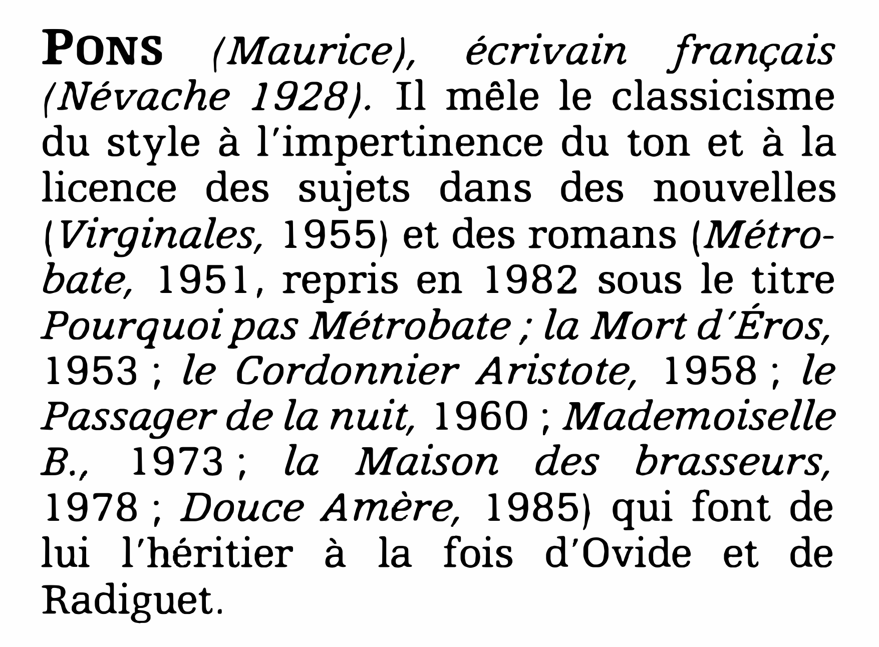 Prévisualisation du document PONS (Maurice)