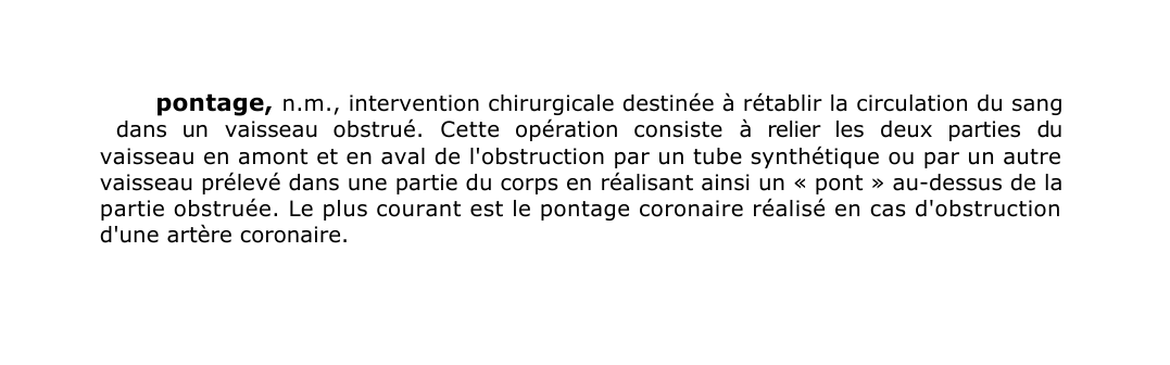 Prévisualisation du document pontage, n.