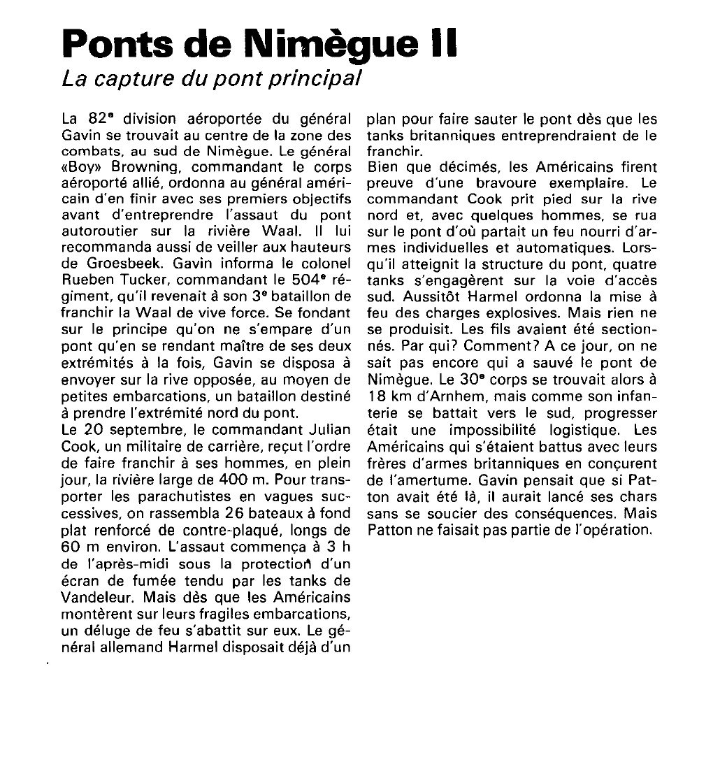 Prévisualisation du document Ponts de Nimègue (seconde guerre mondiale).