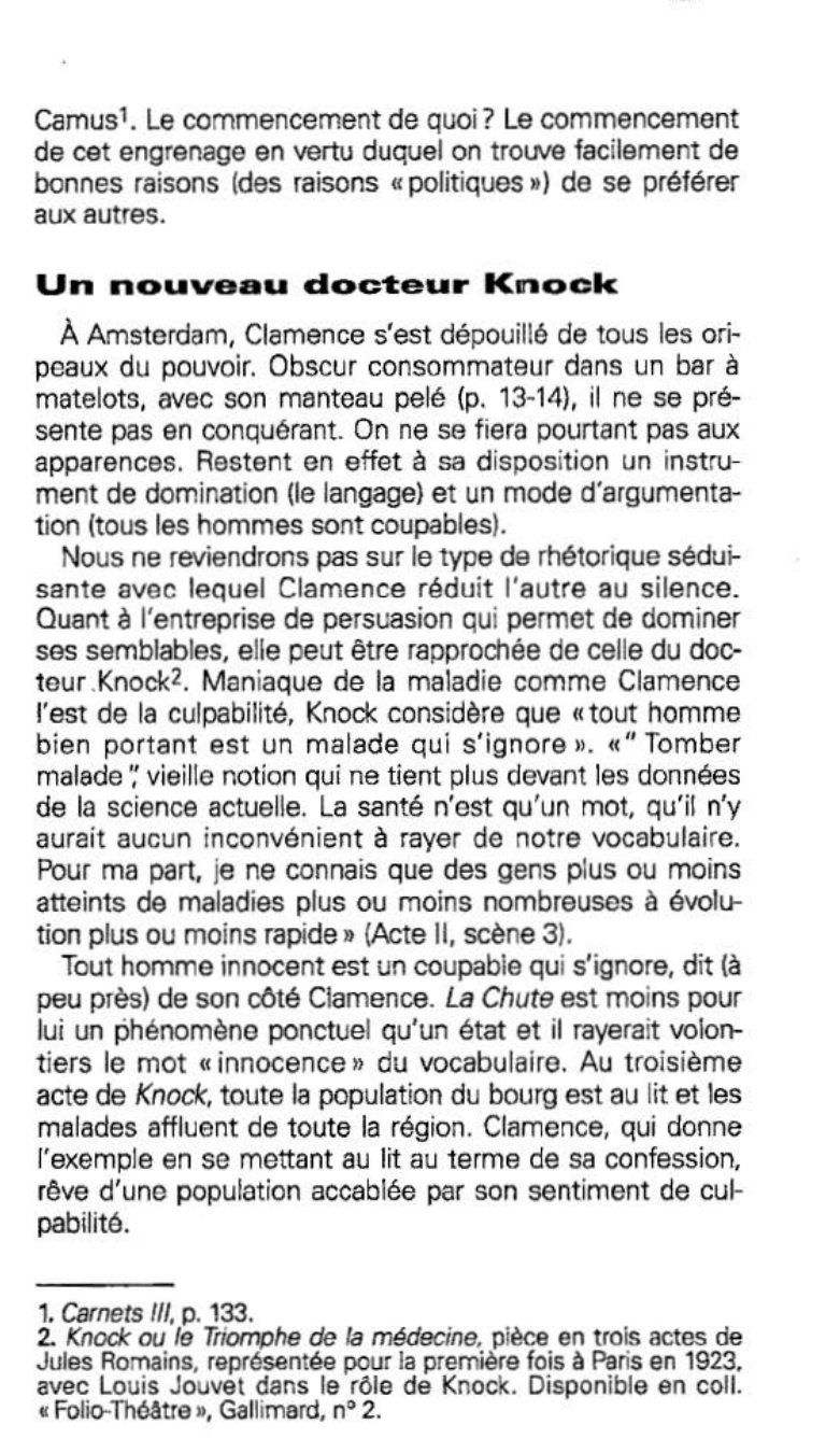 Prévisualisation du document Portée politique de La Chute de Camus