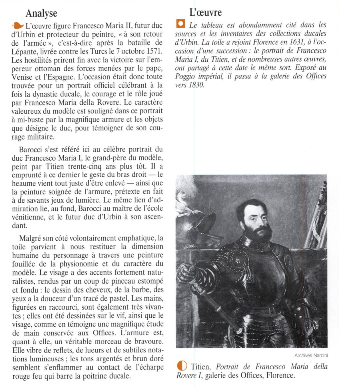 Prévisualisation du document PORTRAIT DE FRANCESCO MARIA DELLA ROVERE II de BAROCCI