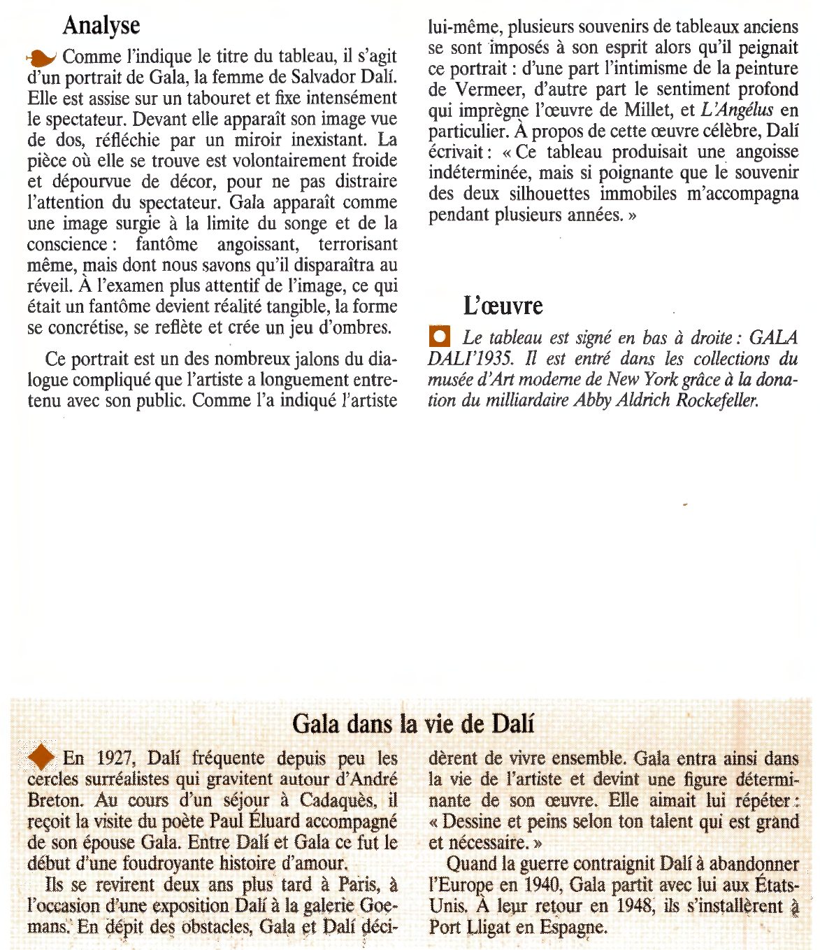 Prévisualisation du document PORTRAIT DE GALA de DALI
