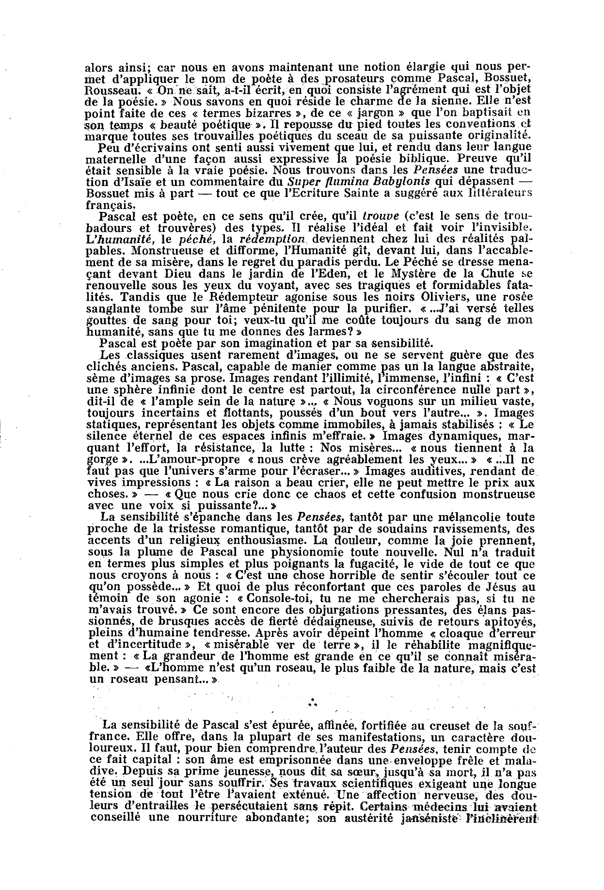 Prévisualisation du document Portrait moral et littéraire de Pascal (Vous vous inspirerez surtout du livre des Pensées)