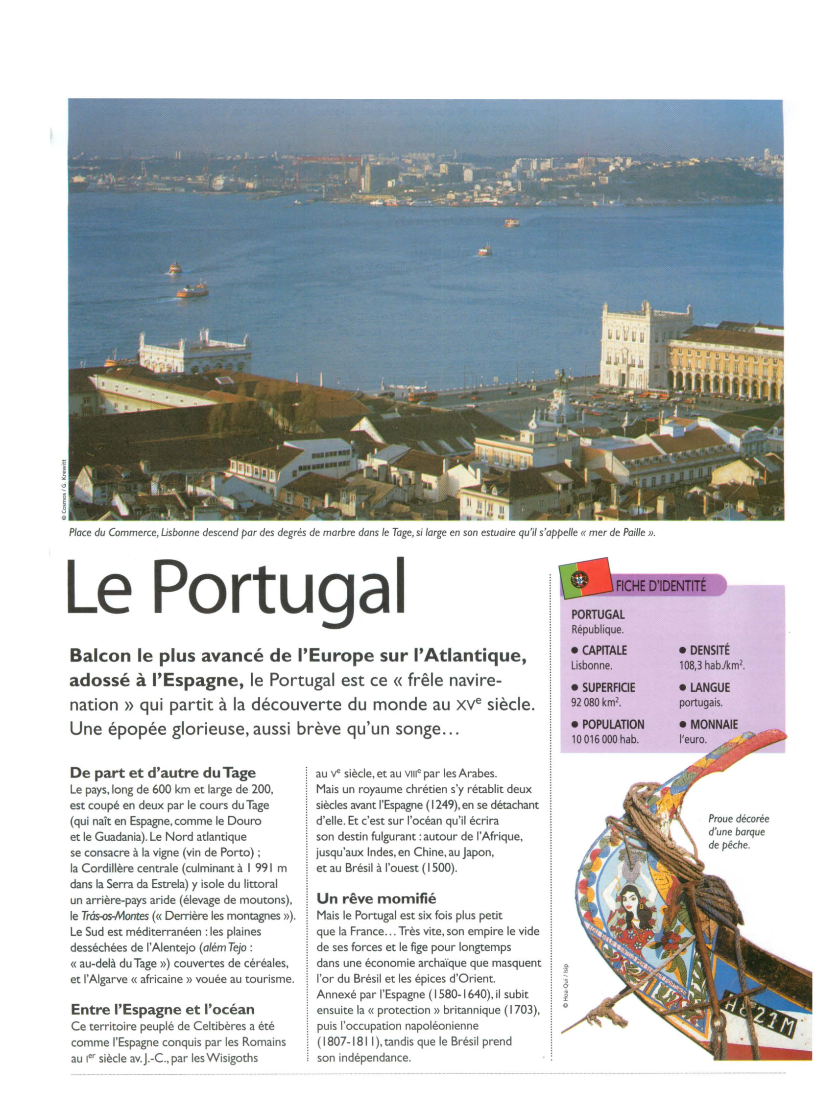 Prévisualisation du document PORTUGAL EN 1996 (Géographie politique)