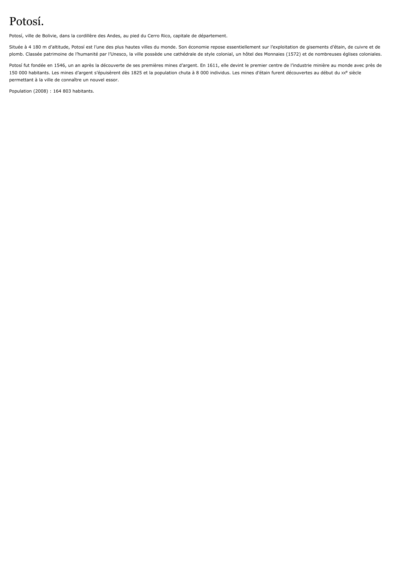 Prévisualisation du document Potosí.