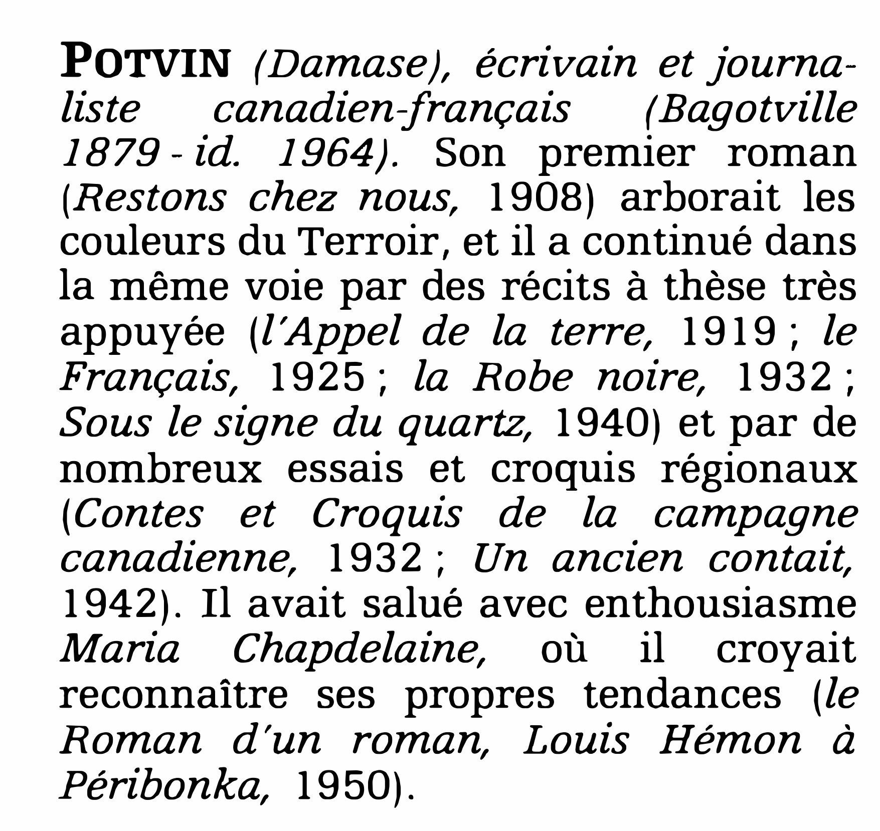 Prévisualisation du document POTVIN (Damase)