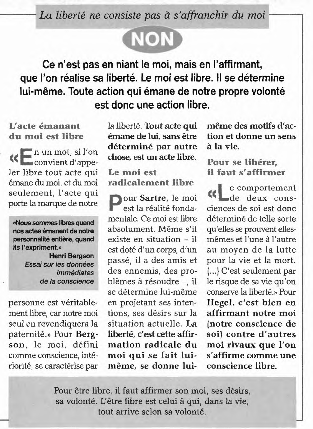 Prévisualisation du document Pour être libre, faut-il être soi ?