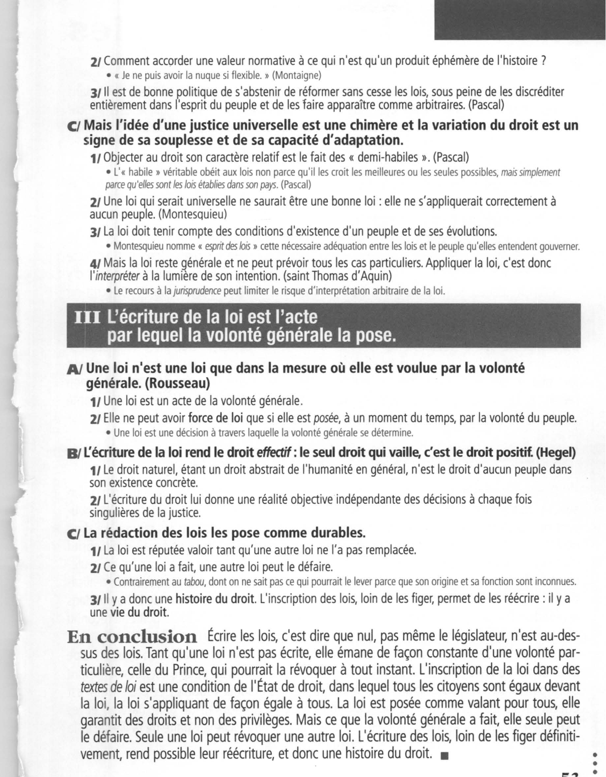 Prévisualisation du document Pour quoi des lois ?