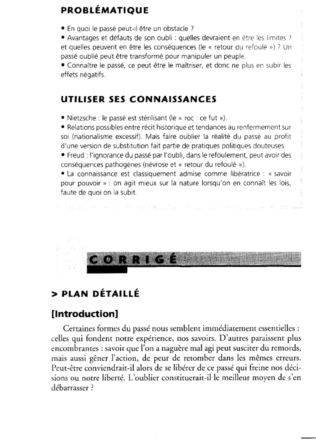 Prévisualisation du document Pour se libérer du passé, faut-il l'oublier ?