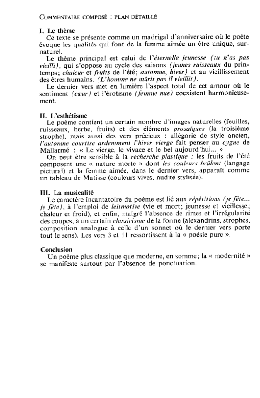 Prévisualisation du document POUR UN ANNIVERSAIRE  Paul ÉLUARD (commentaire de composé)