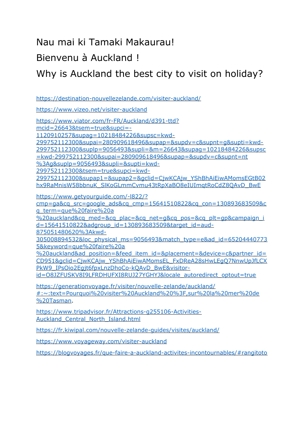 Prévisualisation du document Pourquoi Auckland est la meilleure ville ?