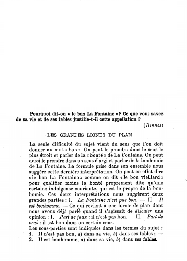 Prévisualisation du document Pourquoi dit-on le bon La fontaine ?