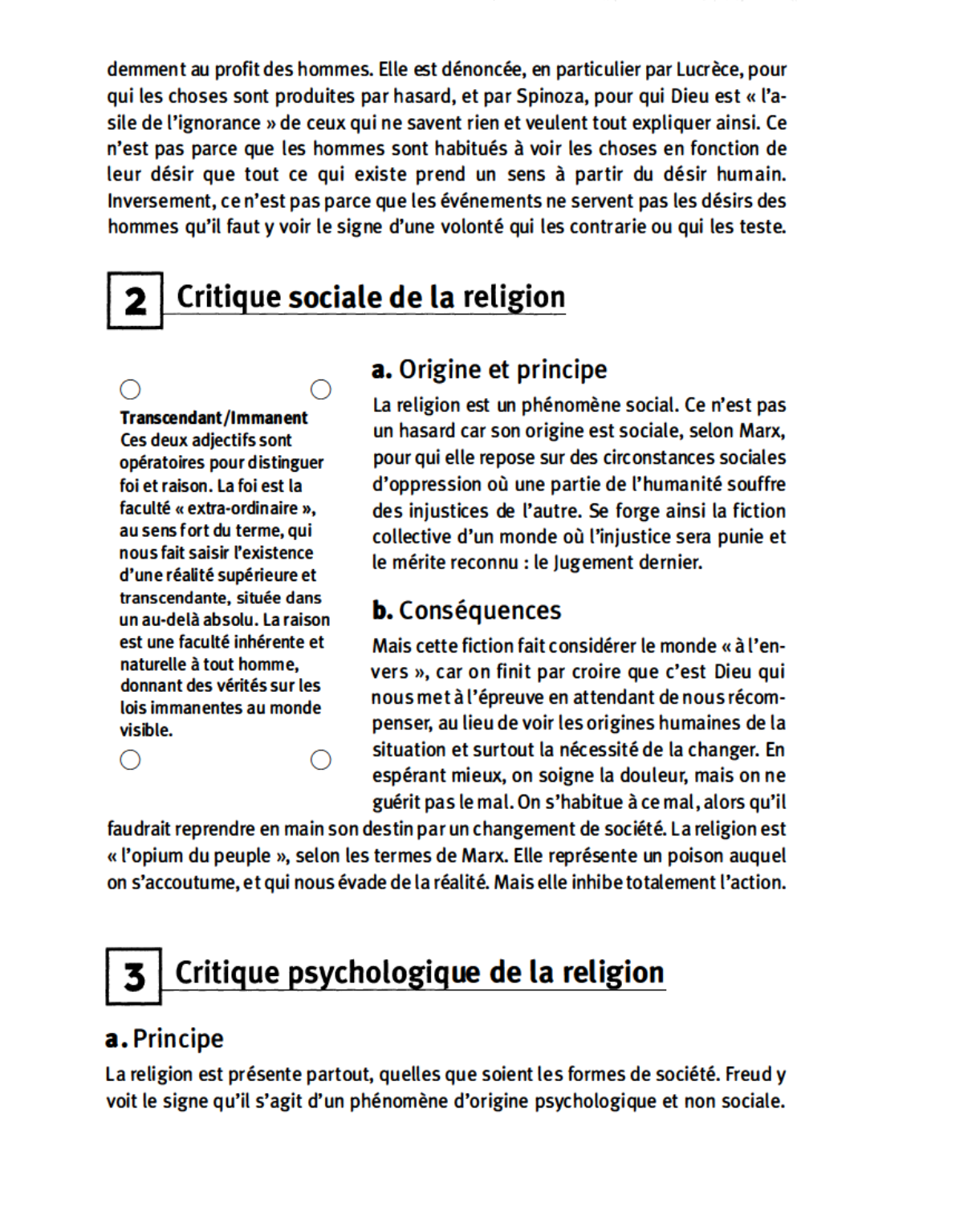 Prévisualisation du document Pourquoi la religion peut-elle être critiquée ?