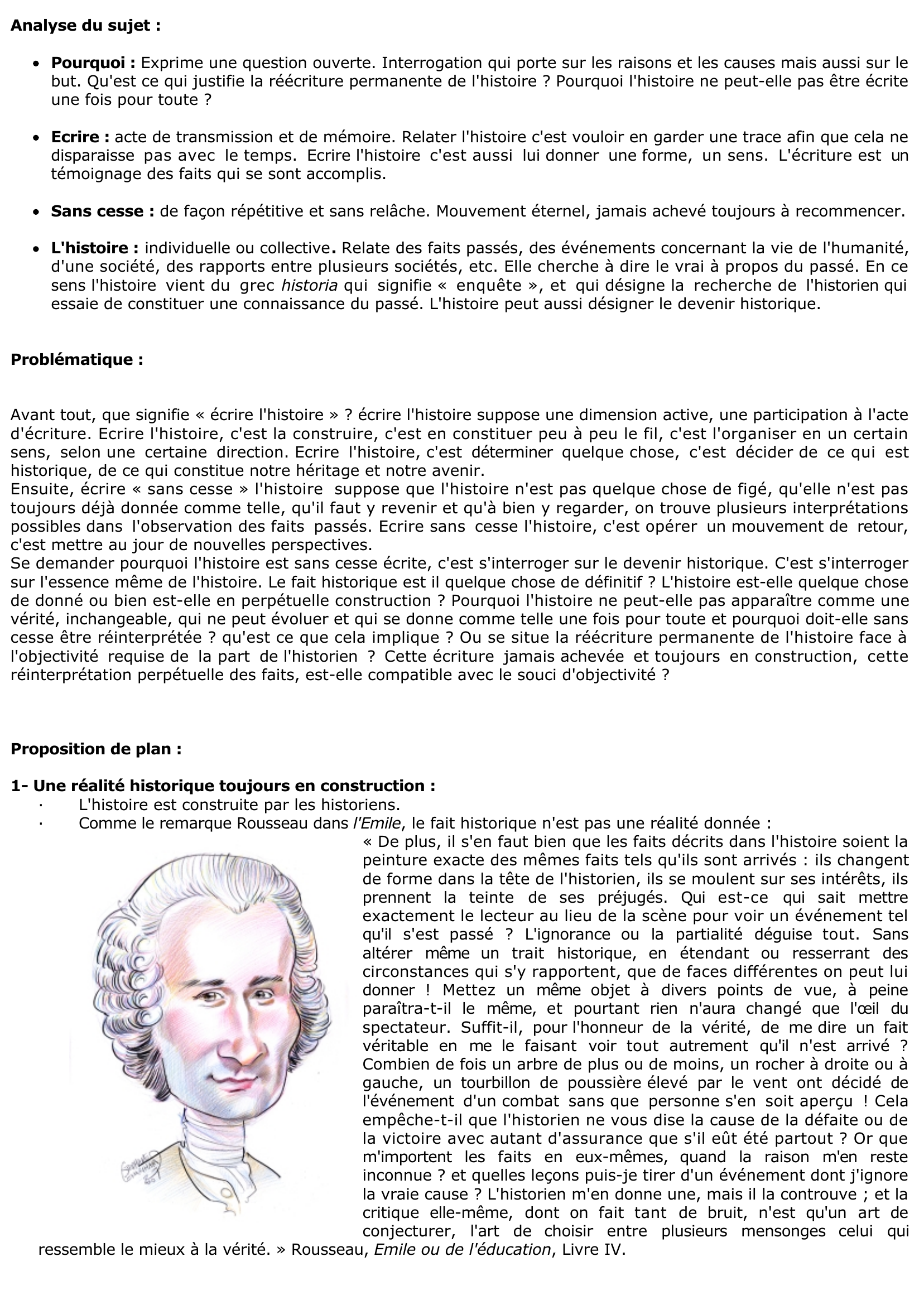 Prévisualisation du document Pourquoi le passé est-il sans cesse récrit par les historiens ?