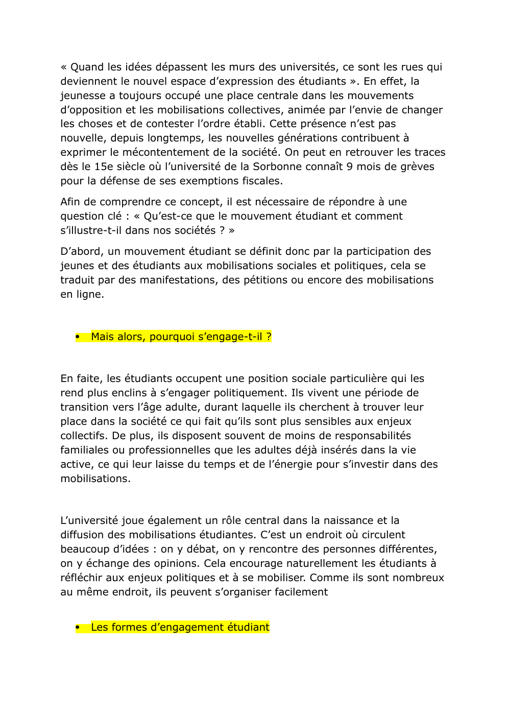 Prévisualisation du document Pourquoi les jeunes s'engagent-ils ?