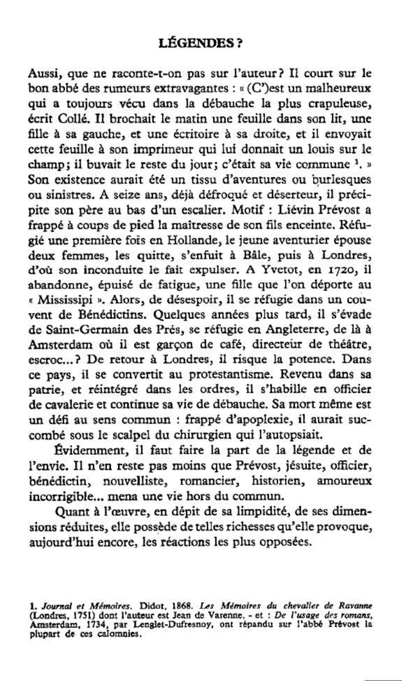 Prévisualisation du document Pourquoi « Manon Lescaut »?