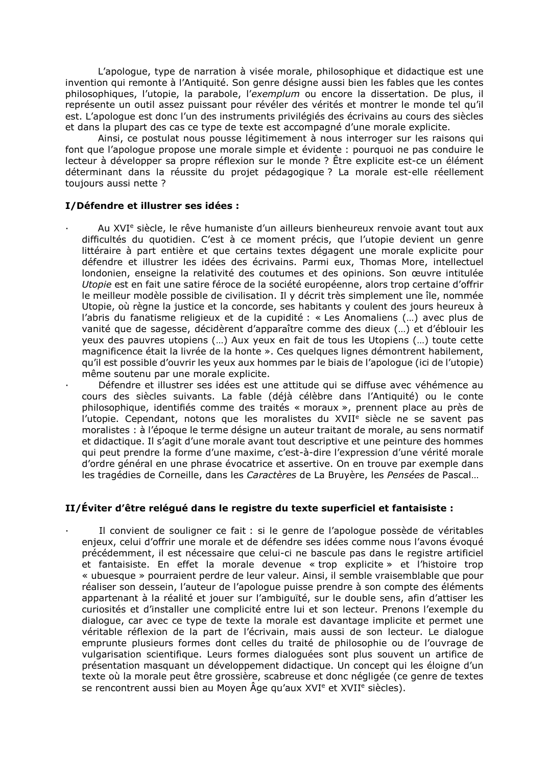 Prévisualisation du document pourquoi ne pas conduire le lecteur à développer sa propre réflexion sur le monde ? Être explicite est-ce un élément déterminant dans la réussite du projet pédagogique ? La morale est-elle réellement toujours aussi nette ?