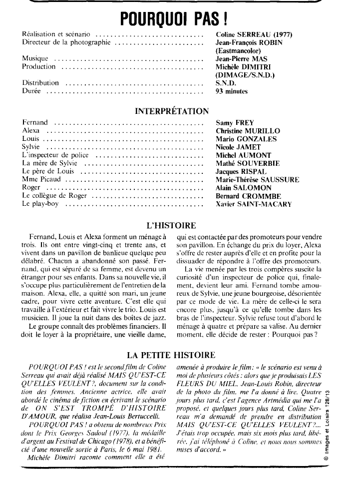 Prévisualisation du document POURQUOI PAS !