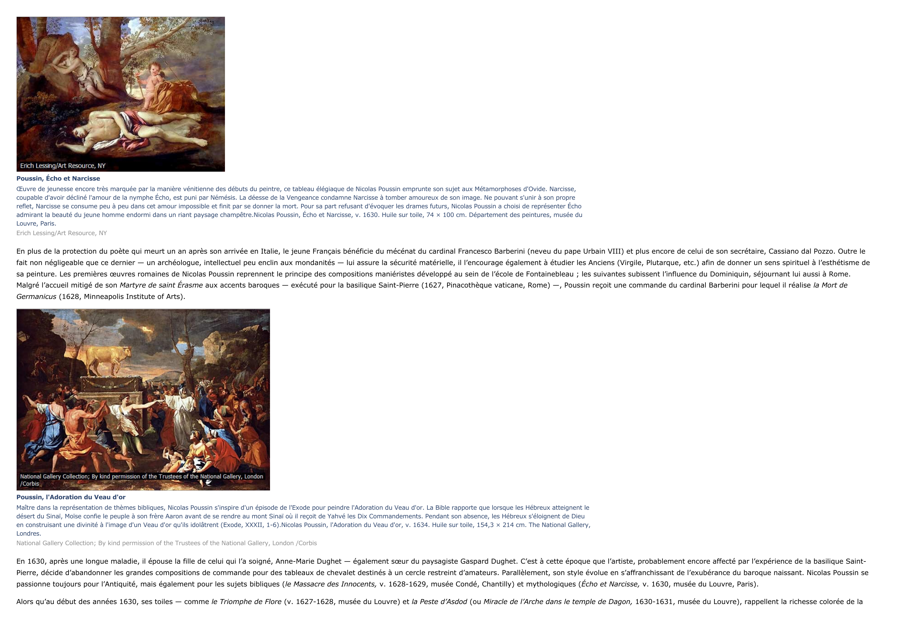 Prévisualisation du document Poussin, Nicolas - biographie du peintre.