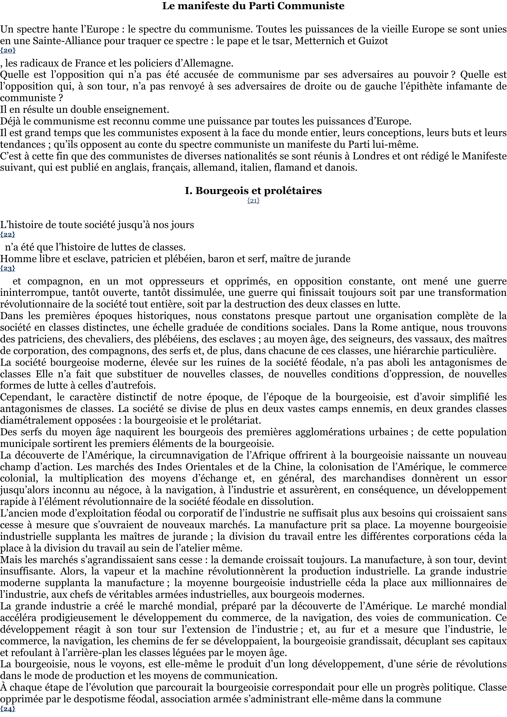 Prévisualisation du document Préface à l'édition italienne de 1893
 
Au lecteur italien.