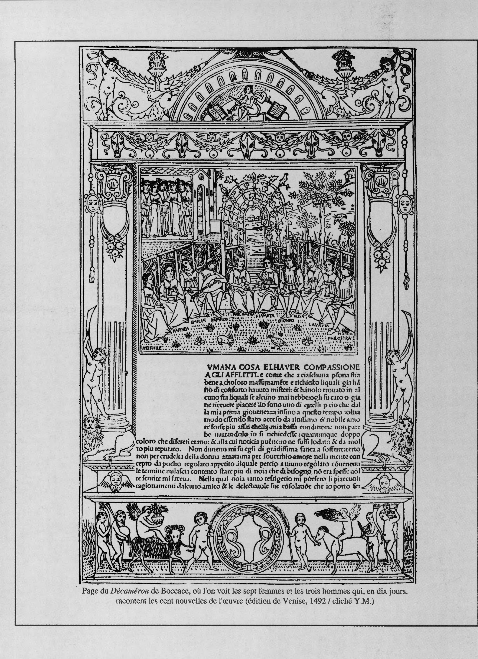 Prévisualisation du document Première page du De claris mulieribus (Des Dames de renom) de Boccace