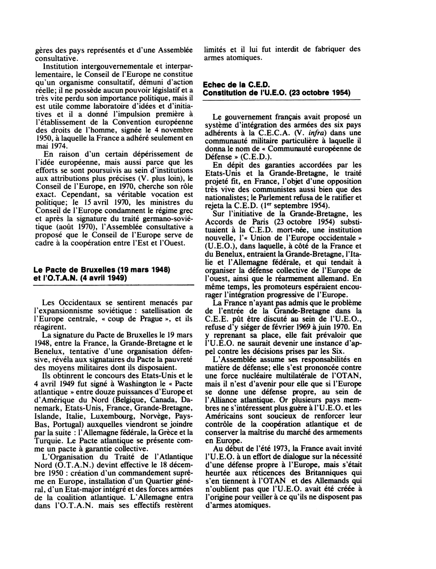 Prévisualisation du document PRÉPARATIFS NUCLÉAIRES ET DÉSARMEMENT DE 1944 A 1977 (Histoire)