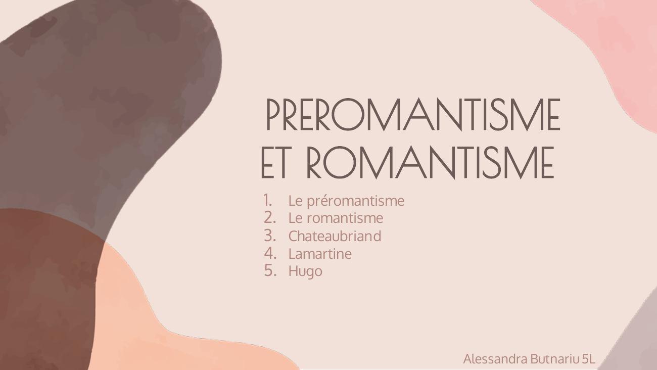 Prévisualisation du document PREROMANTISME ET ROMANTISME