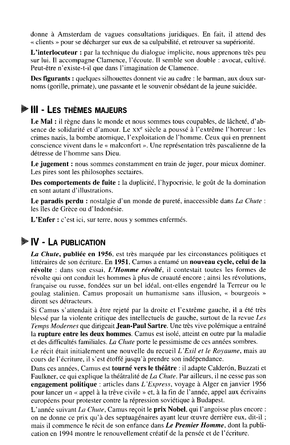 Prévisualisation du document Présentation générale  de La Chute