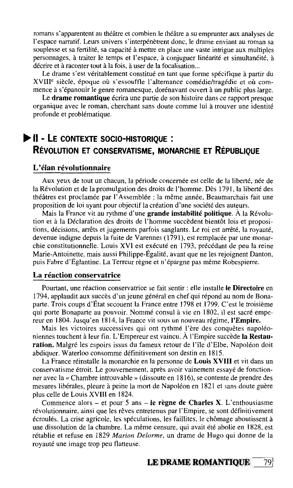 Prévisualisation du document Présentation générale du drame romantique