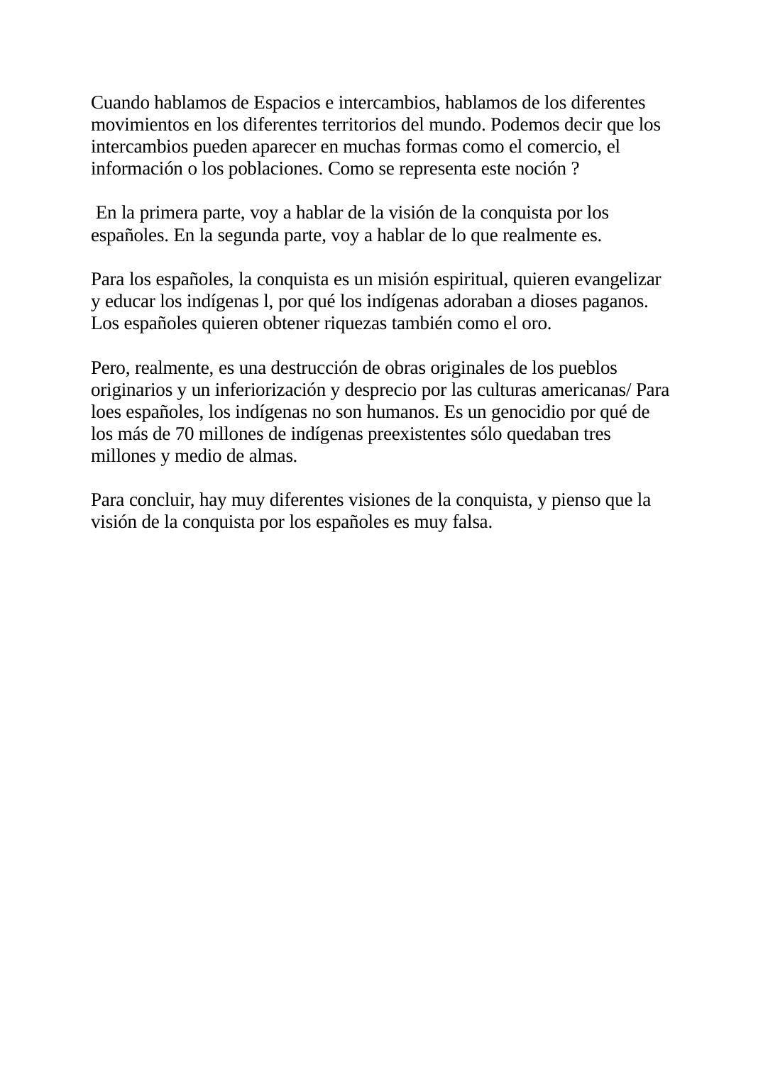 Prévisualisation du document Projet espagnol
