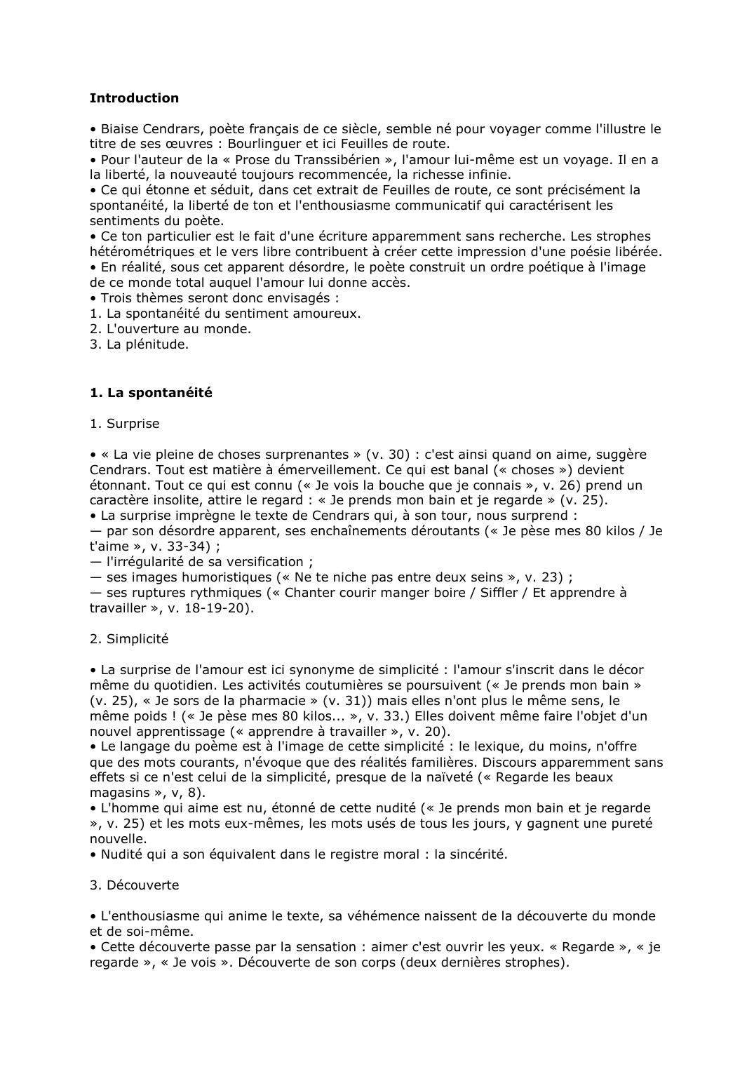 Prévisualisation du document Prose du Transsibérien - Blaise Cendrars