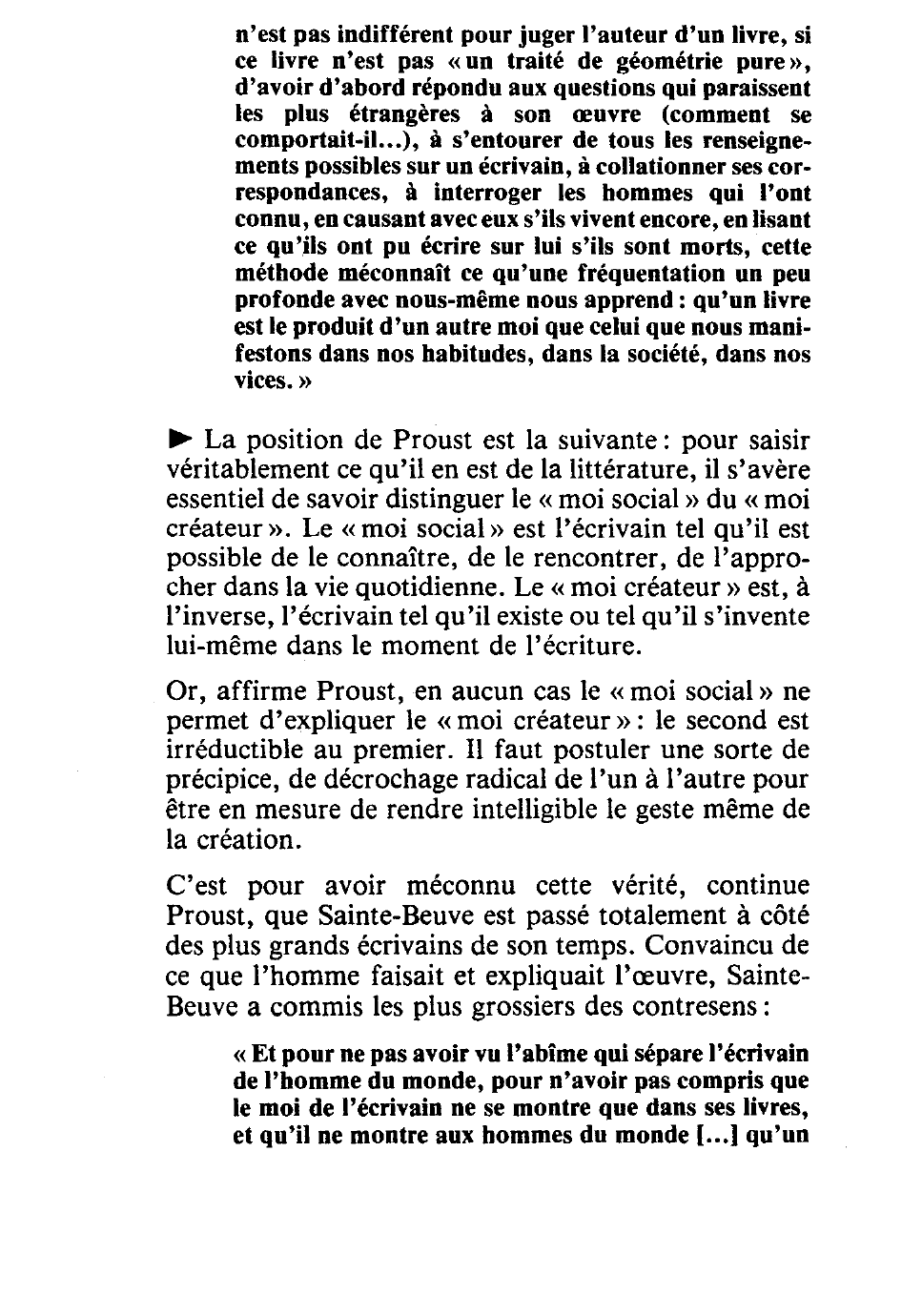 Prévisualisation du document Proust et la critique biographique
