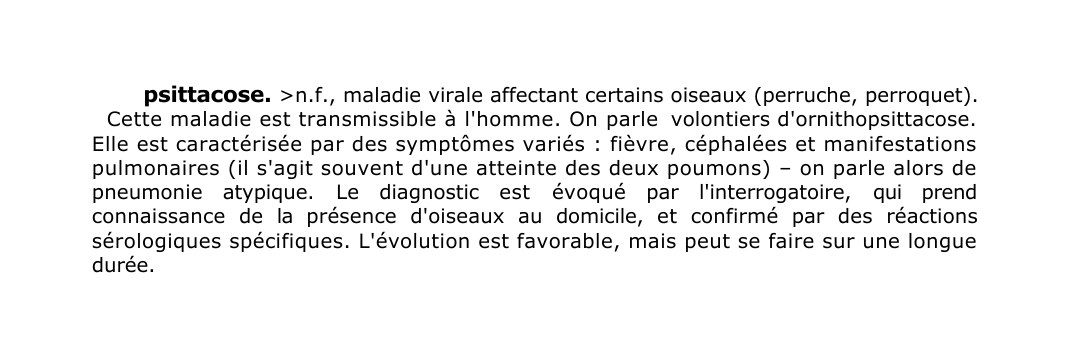 Prévisualisation du document psittacose.