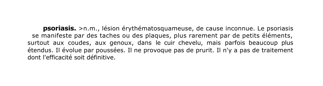 Prévisualisation du document psoriasis.