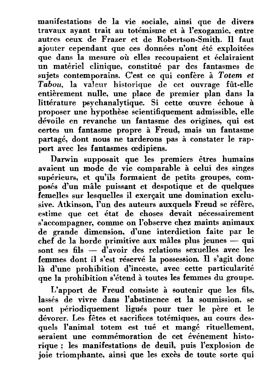 Prévisualisation du document PSYCHANALYSE ET SOCIETE  POSITION DE FREUD  ET NOTIVFLLES DIVERGENCES