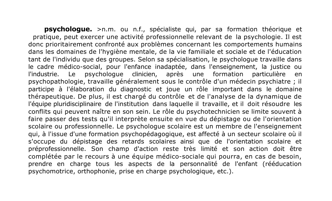 Prévisualisation du document psychologue.