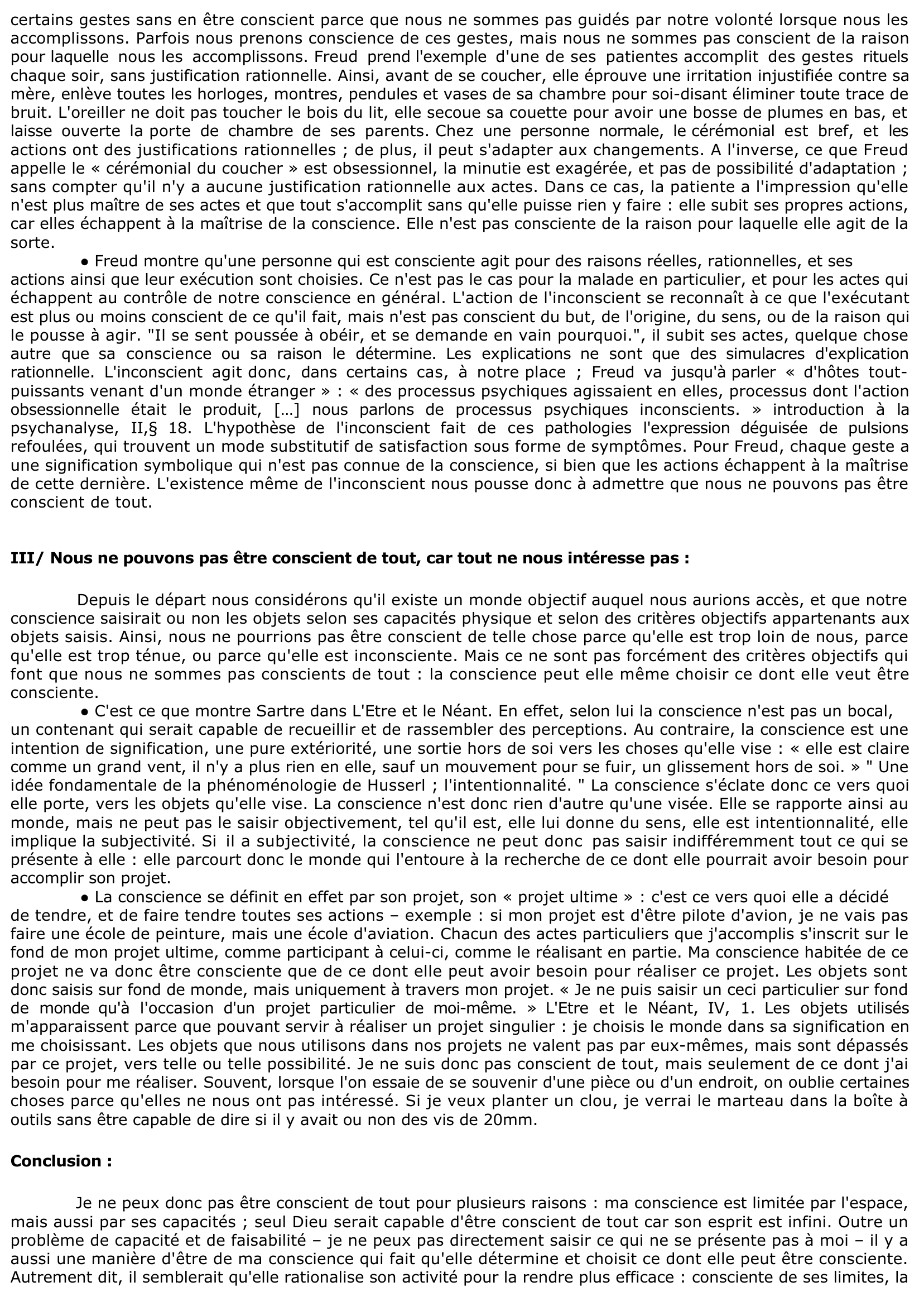 Prévisualisation du document Puis-je avoir conscience de tout ?