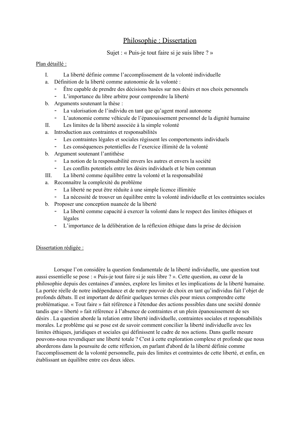 Prévisualisation du document Puis-je tout faire si je suis libre ?