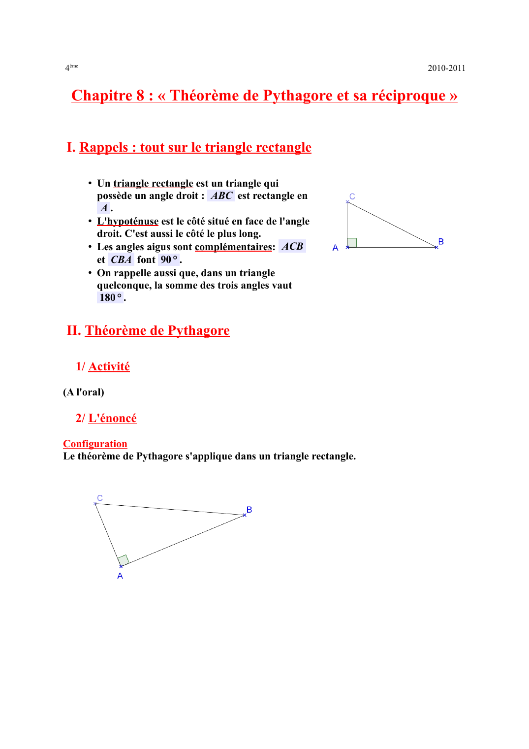 Prévisualisation du document pythagore