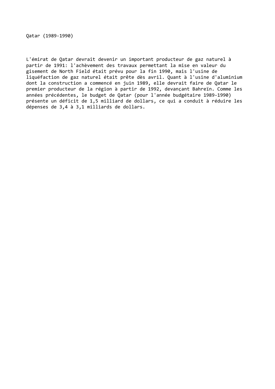 Prévisualisation du document Qatar (1989-1990)