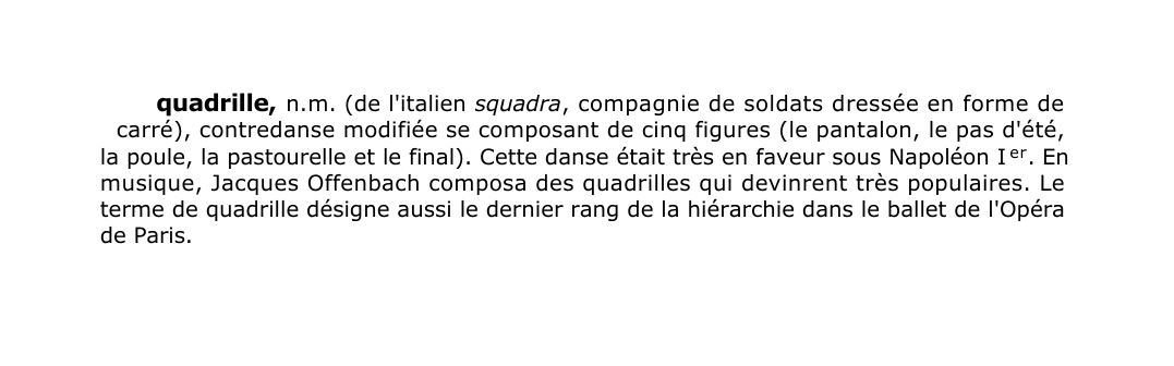 Prévisualisation du document quadrille, n.