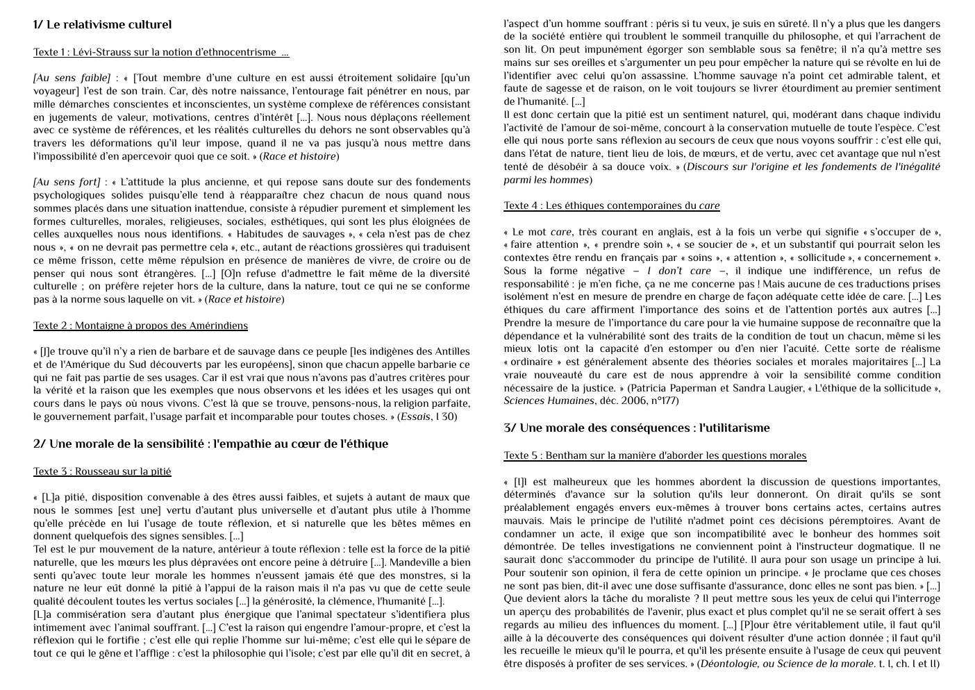 Prévisualisation du document Quatre théories morales