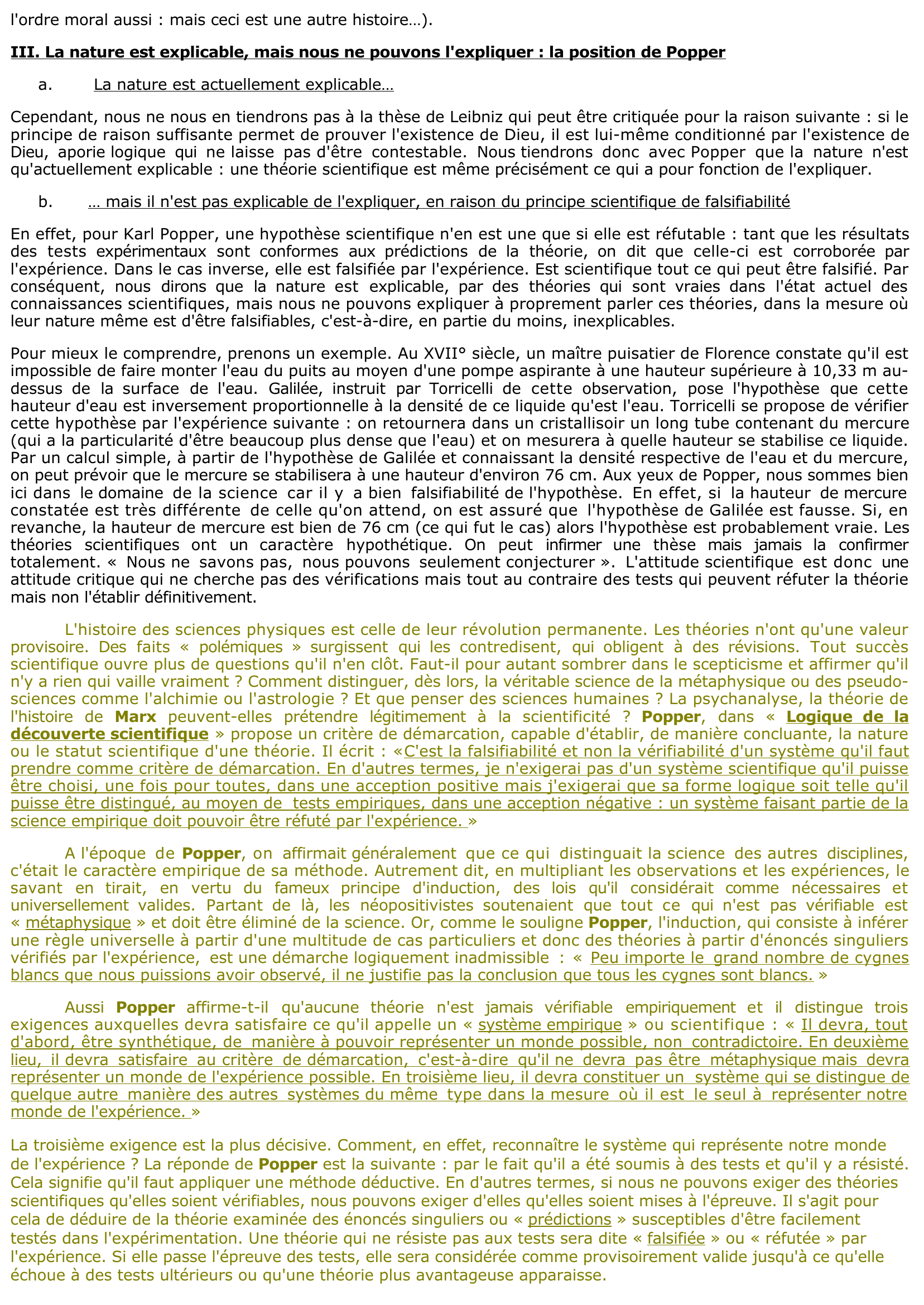 Prévisualisation du document Que la nature soit explicable, est-ce explicable	?