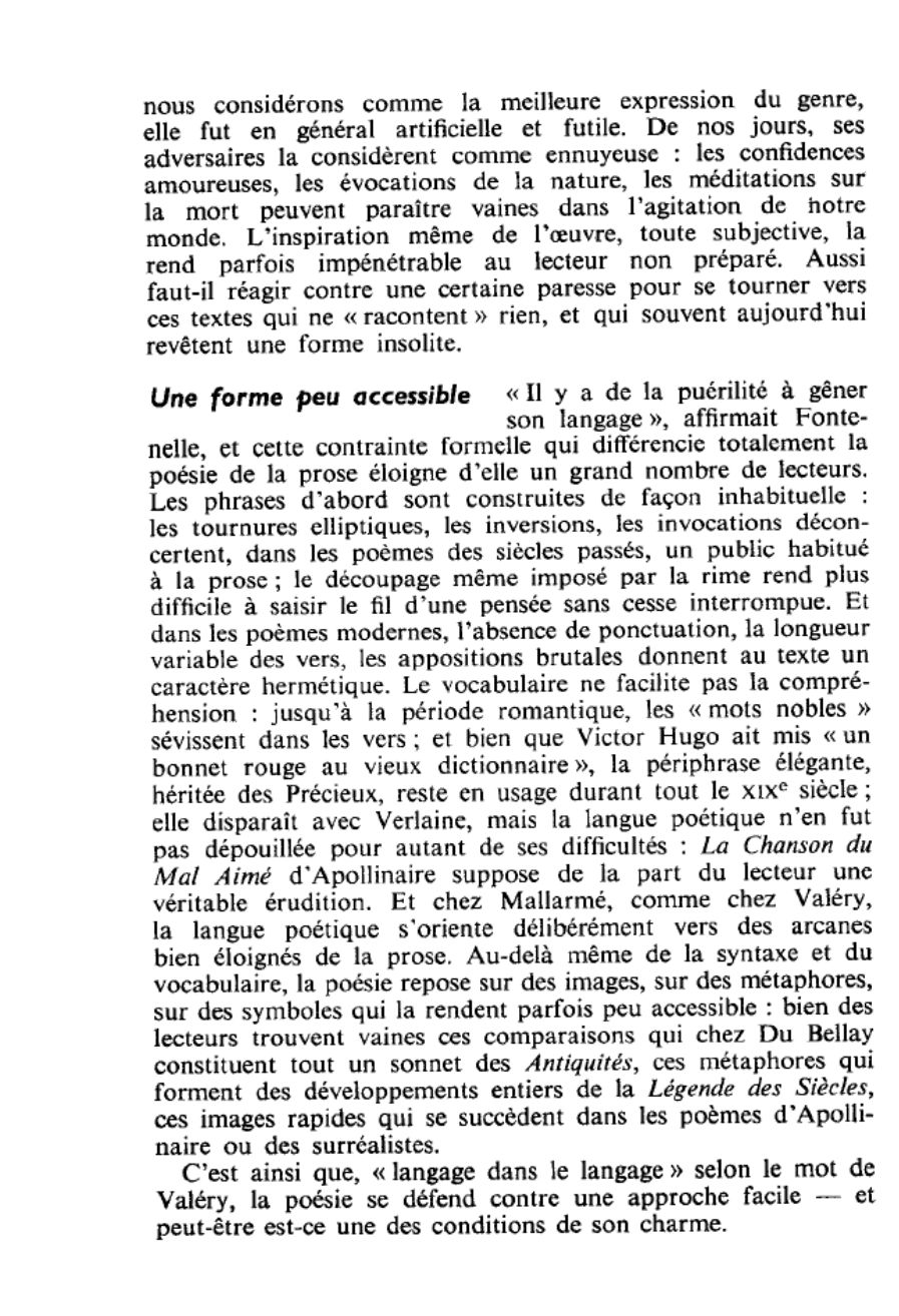 Prévisualisation du document Que pensez-vous de cette réflexion de d’Alembert (Réflexions sur la poésie) : « Quand on prend la peine de lire des vers, on cherche et on espère un plaisir de plus que si on lisait de la prose » ?